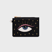 CC LUCKY EYE BLACK CARD HOLDER