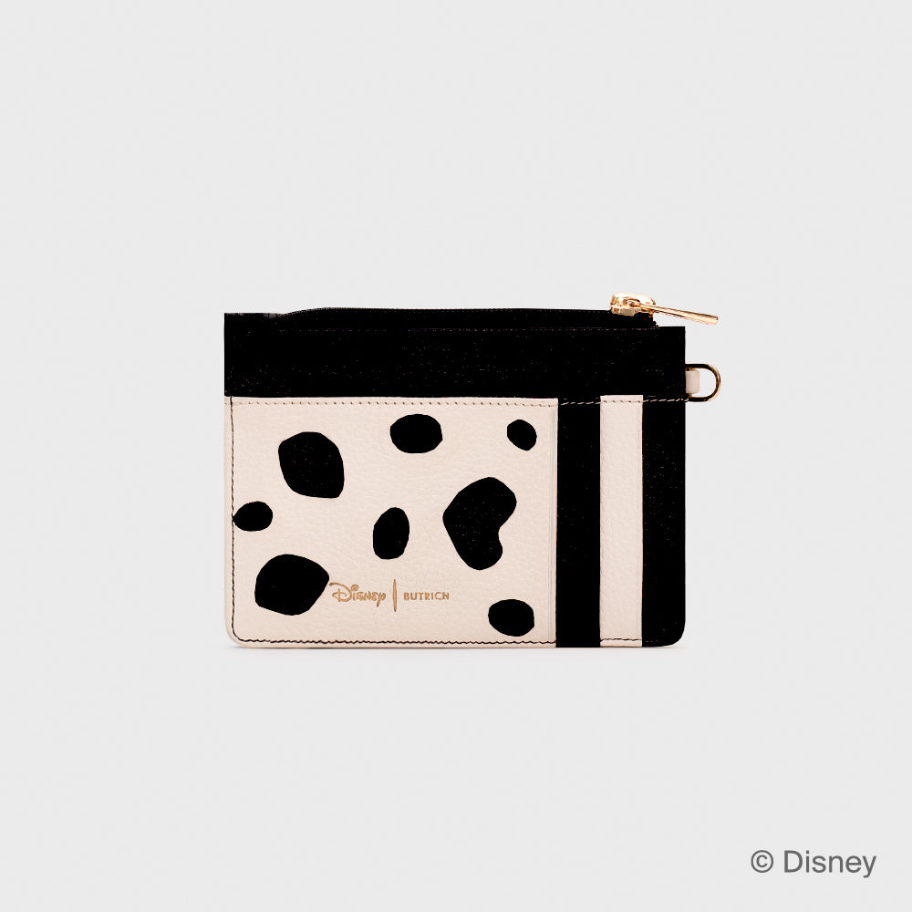TARJETERO CON ASA 101 DALMATIANS HUESO