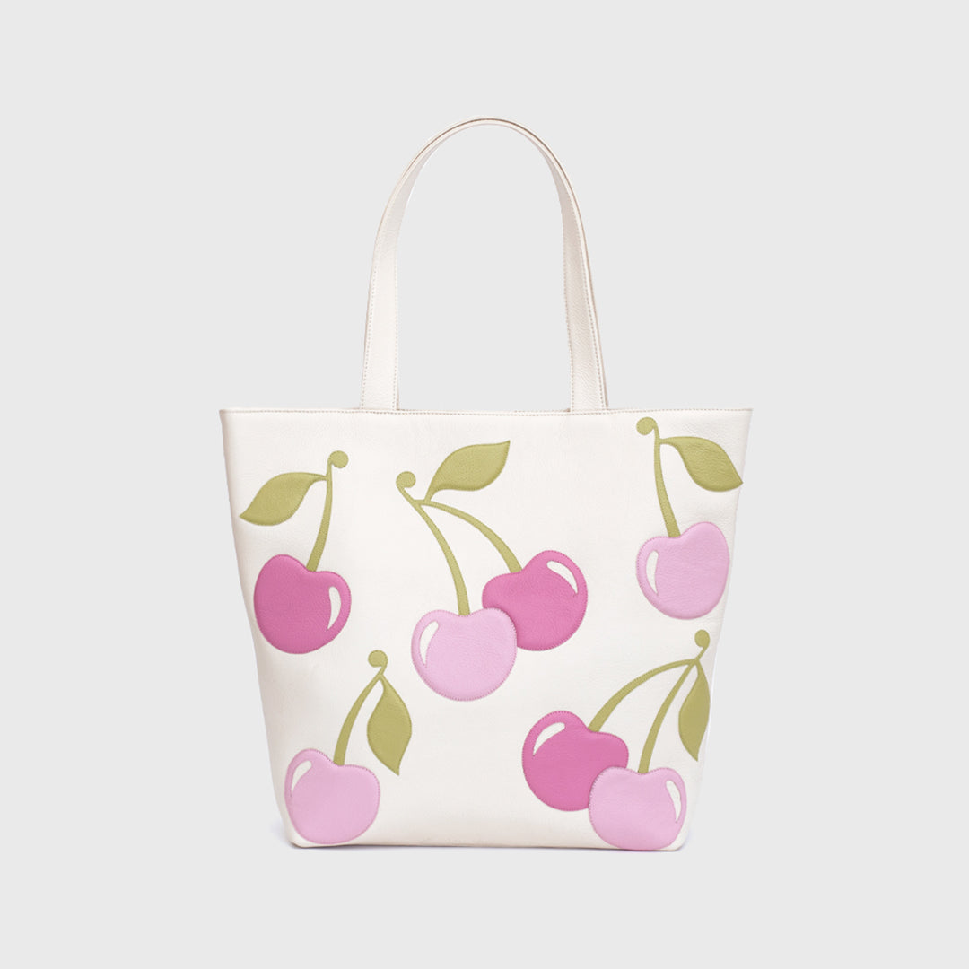 TOTE BAG CHERRY BONE