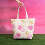 Load image into Gallery viewer, TOTE BAG CHERRY HUESO
