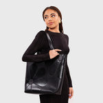 Load image into Gallery viewer, BLACK JANIS TOTE BAG
