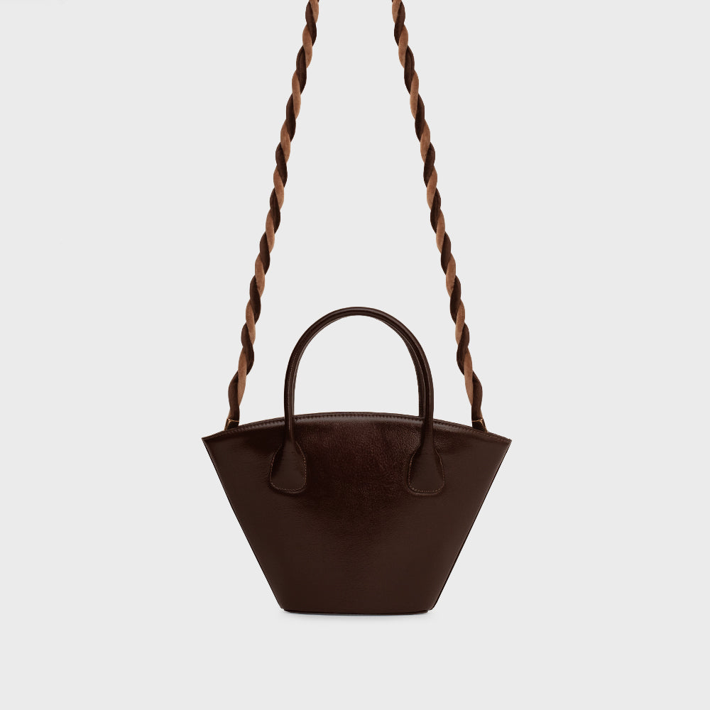 TRAPEZE BAG ESTELA MARRÓN