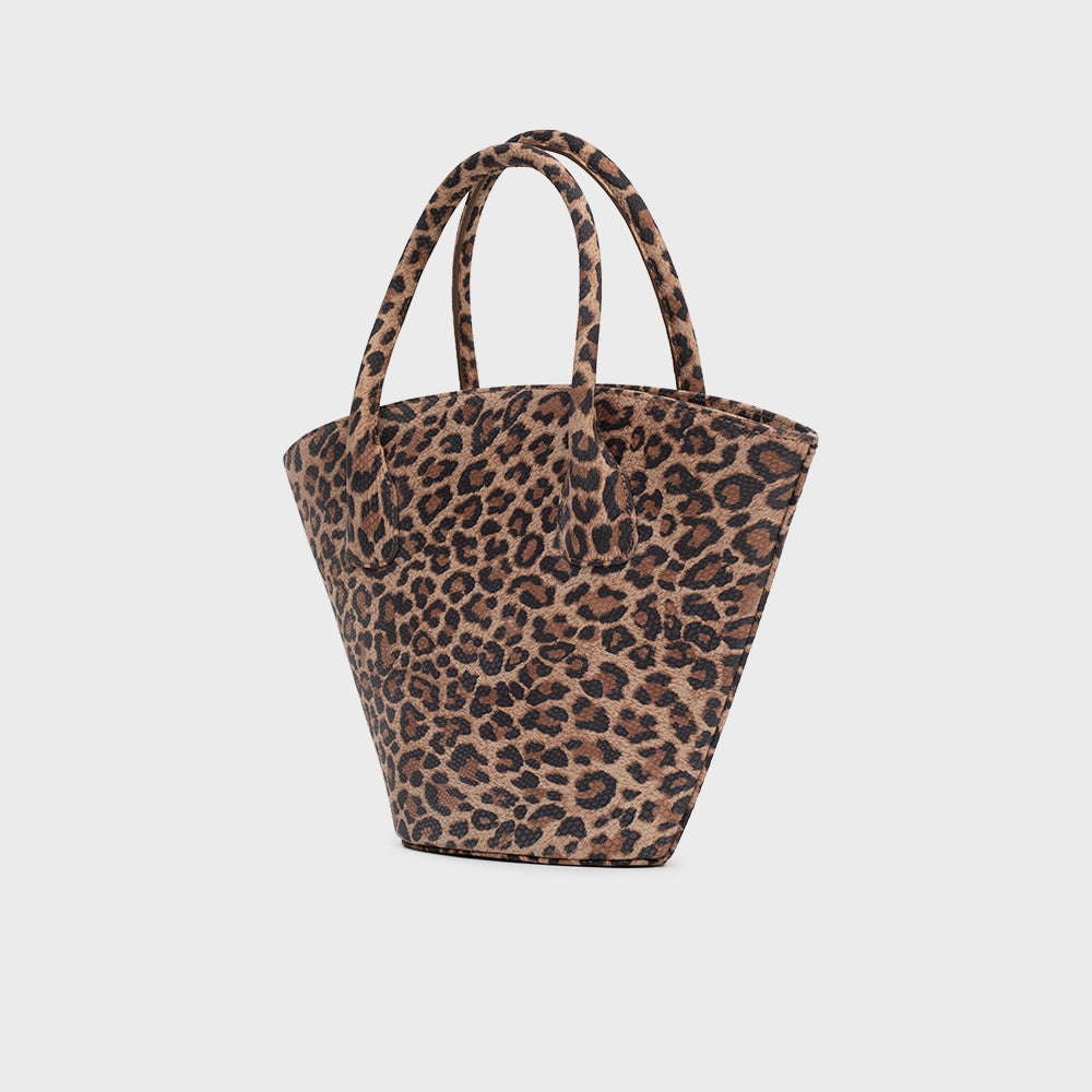 ESTELA TRAPEZE BAG LEOPARD
