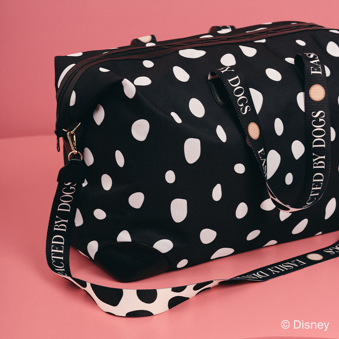 101 DALMATIANS TRAVEL BAG IVORY BLACK