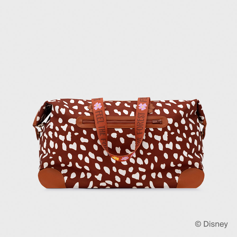 TRAVEL BAG BAMBI PRINT MARRÓN