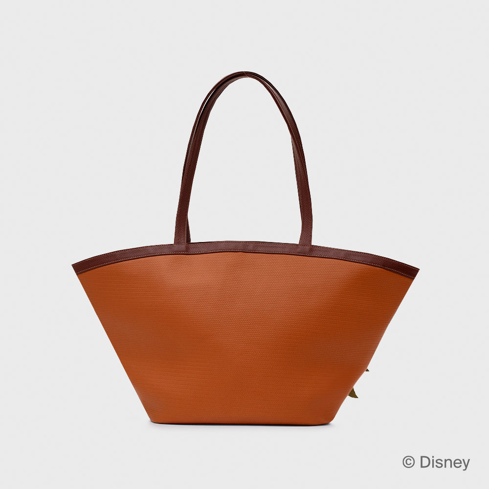 WILDWOOD HEART FLOWERS SUPER TRAPEZE BAG BROWN