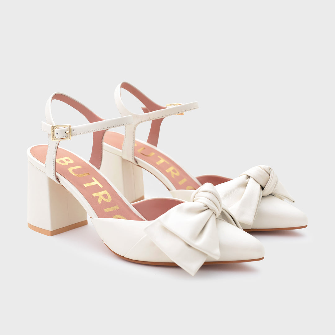 ZENIA PUMP BRIDE IVORY
