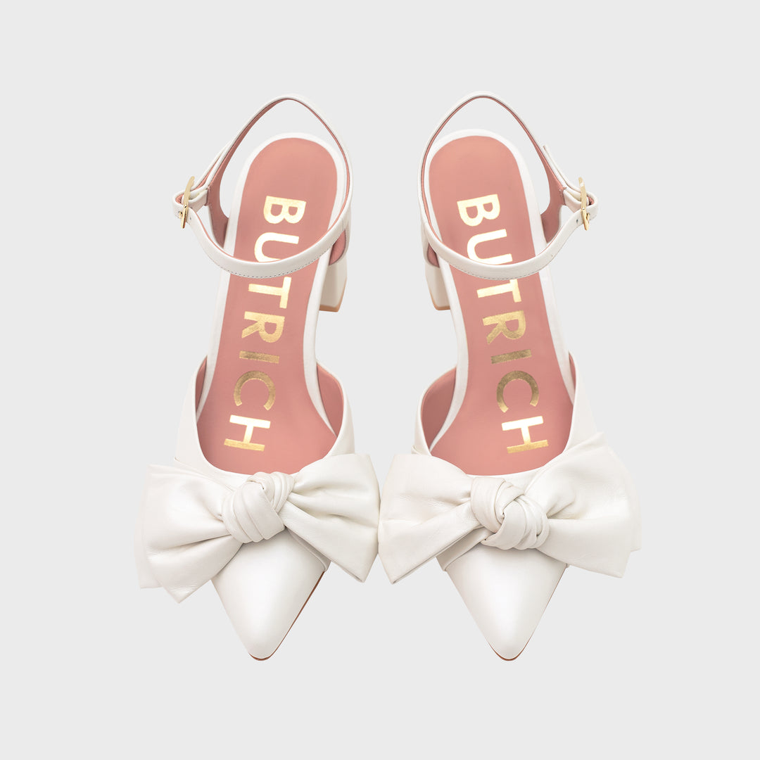 ZENIA PUMP BRIDE IVORY