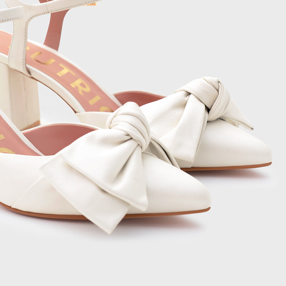 ZENIA PUMP BRIDE IVORY
