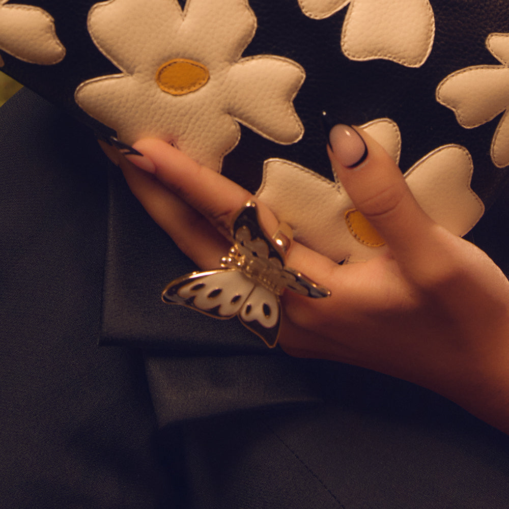 ANILLO BUTTERFLY NEGRO