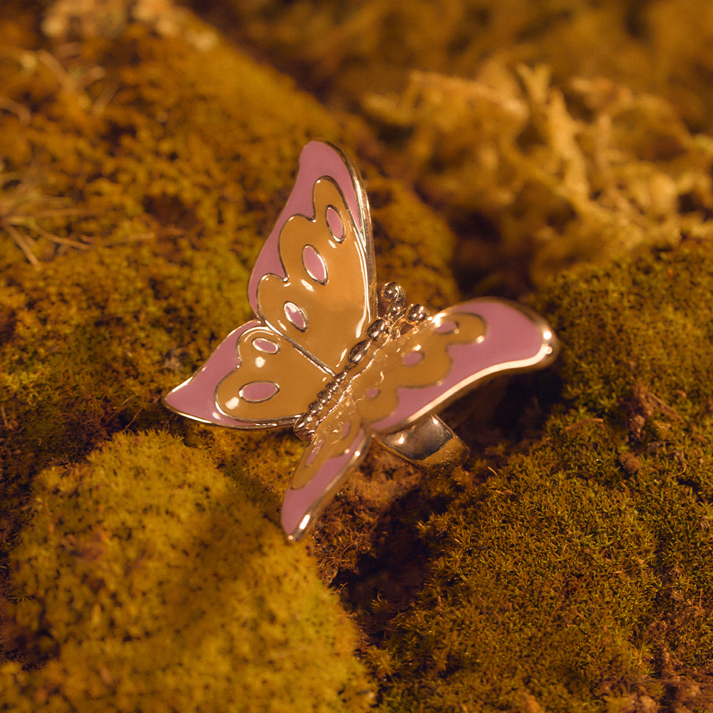 ANILLO BUTTERFLY AMARILLO