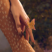 ANILLO BUTTERFLY AMARILLO