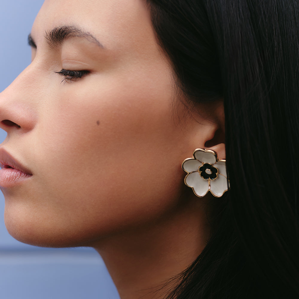 WILDWOOD HEART BONE EARRING