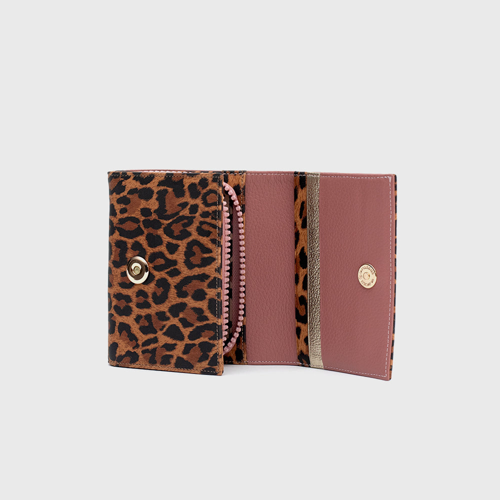 GABRIELLE LEOPARD WALLET