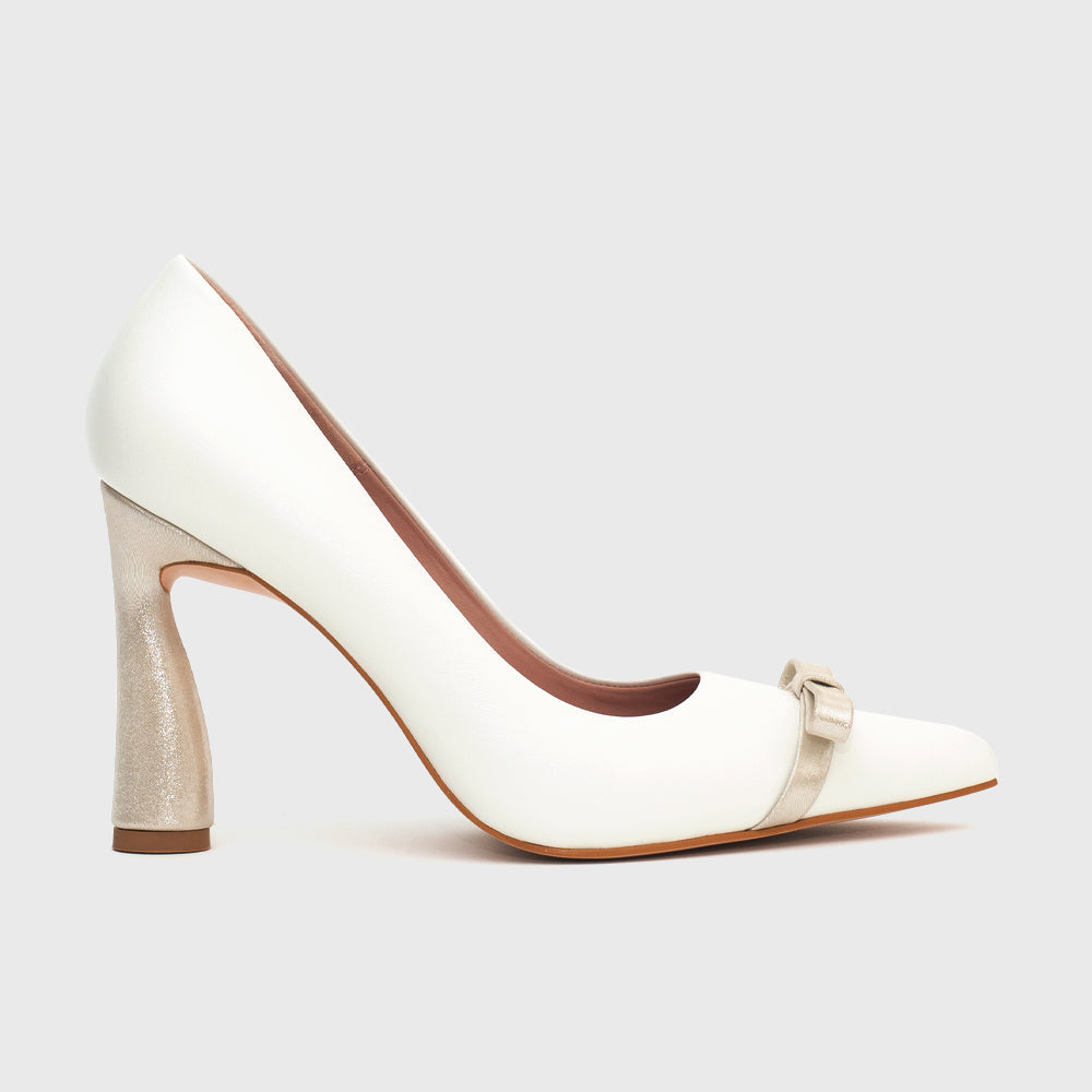 LEANDRA PUMP BRIDE HUESO