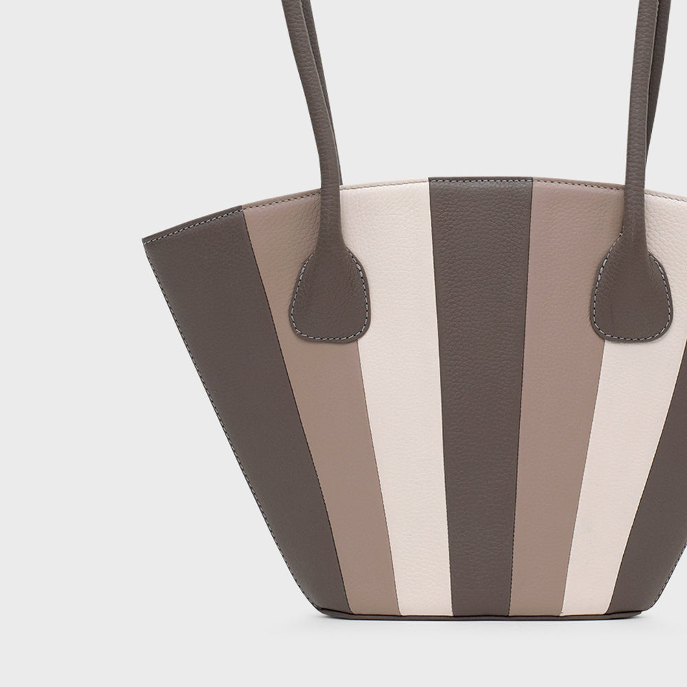 NABILA TRAPEZE BAG GRIS