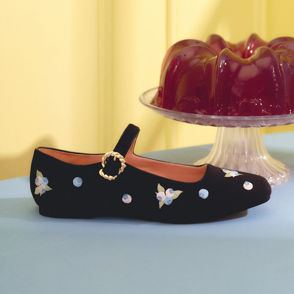 NINETTE BLUEBERRY FLAT NEGRO