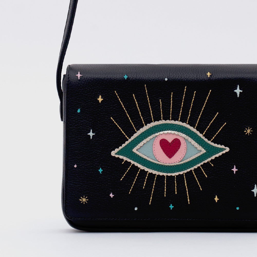 SHAZAM MINI FLAP BAG NEGRO