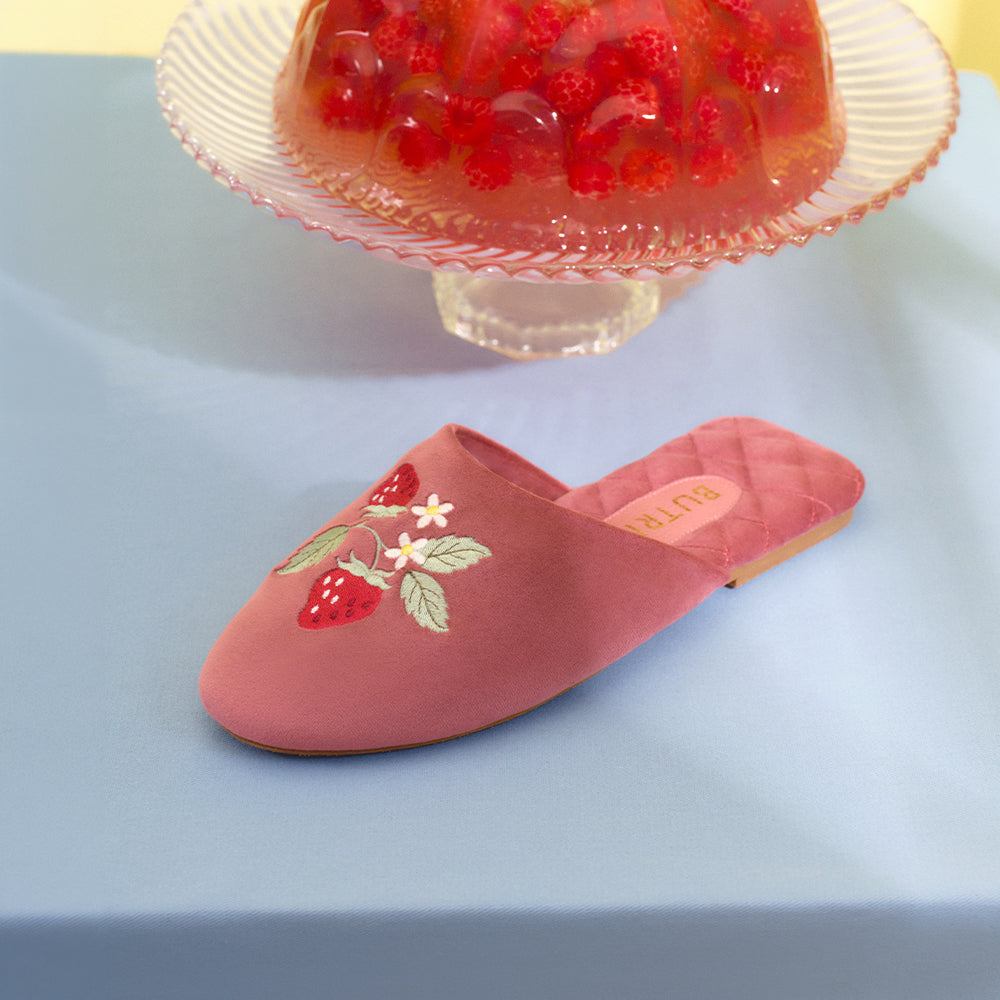 SUNDAE STRAWBERRY SLIPPER ROSA OSCURO